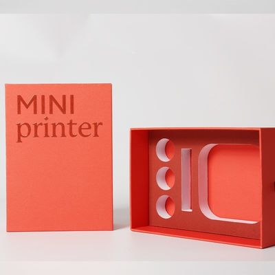 Προσαρμοσμένη εκτυπωμένη συσκευασία κιβωτίου από χαρτόνι με επικάλυψη λογότυπο και εισαγωγή EVA