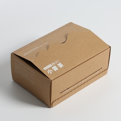 Τυποποιημένο μέγεθος Kraft Shipping Box για καλλυντικά, Brown Craft Packaging Box Wholesale