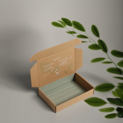 Ανακυκλωμένο Custom Logo Διπλή εκτύπωση Kraft Carton Περιβαλλοντικά φιλικό χαρτί